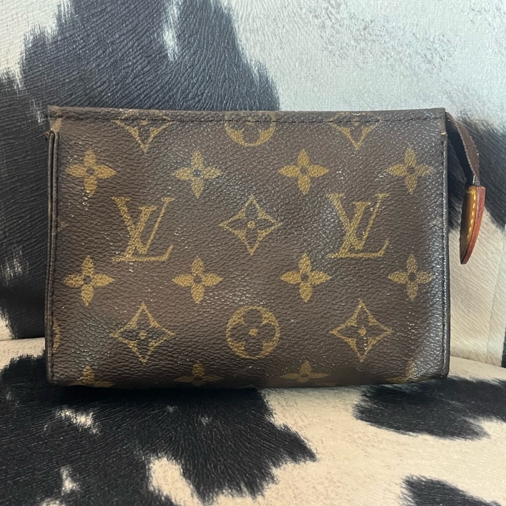 Louis Vuitton Monogram Brown Toiletry Pouch 15